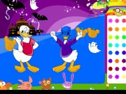 Game Donald and Daisy coloring