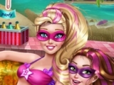 Game Super Barbie Pool Party