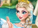 Game Elsa wedding kiss